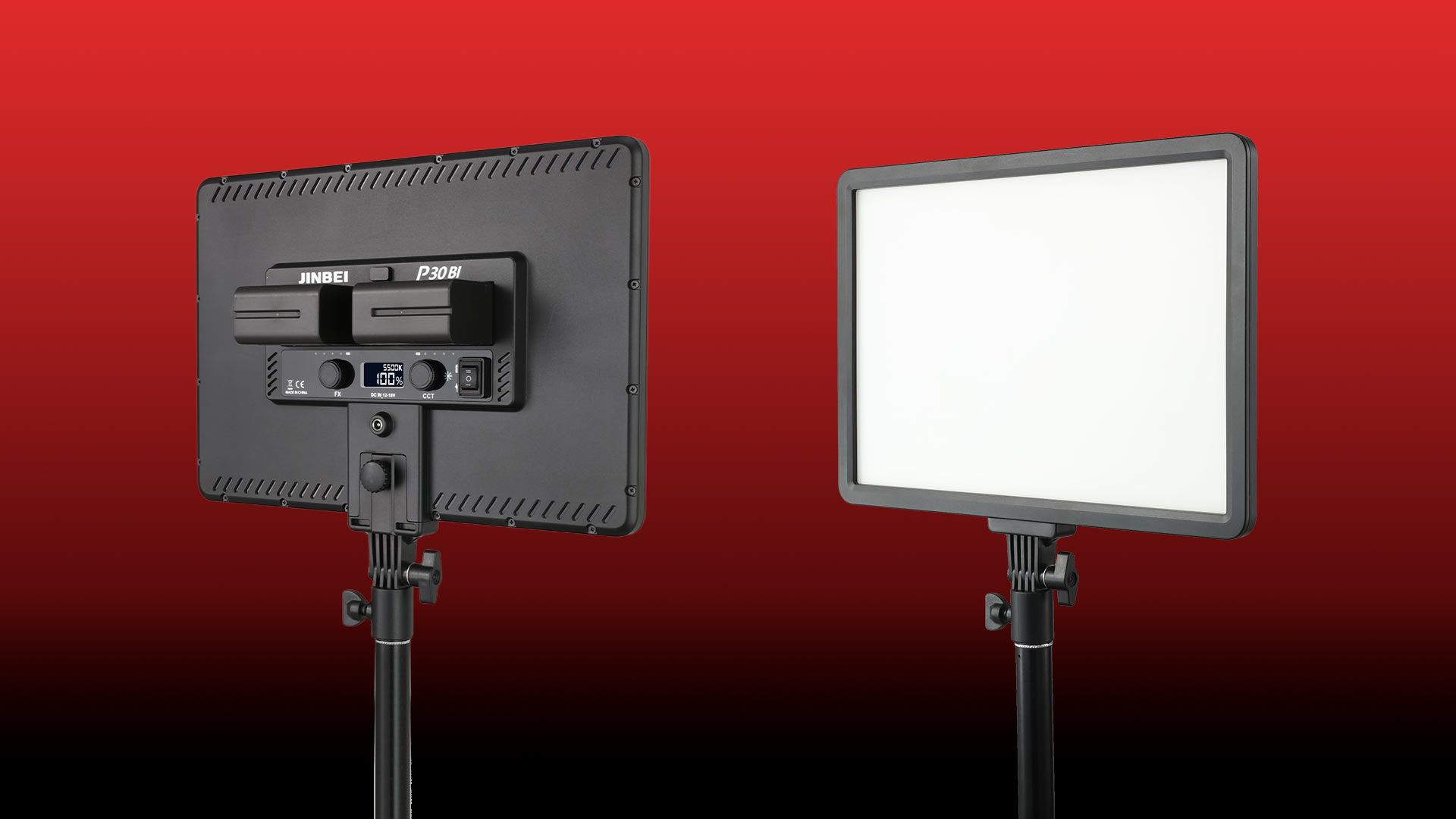Jinbei: Bi-Color LED-Panel mit 30 Watt