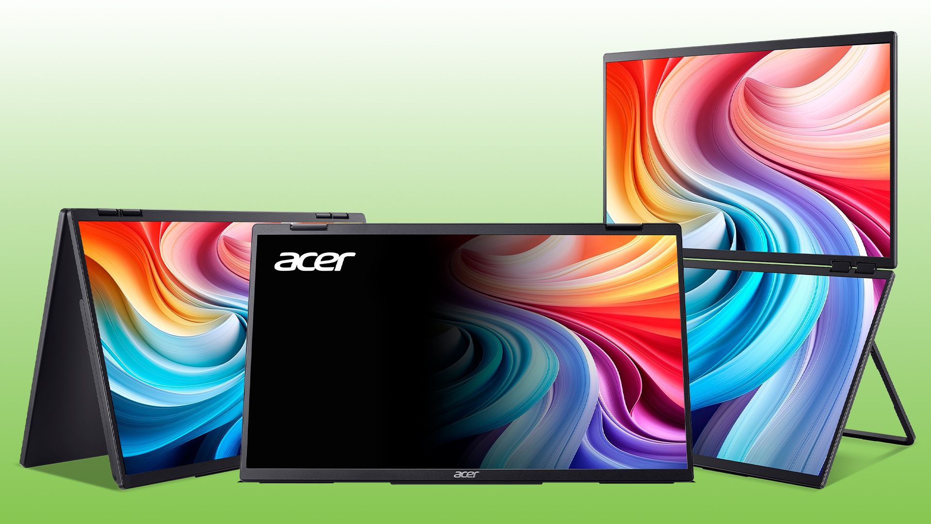 Acer PD163Q, PD243Y E und PM191Q E: Monitore fu00fcr mobiles Arbeiten