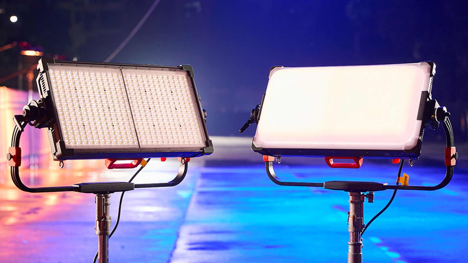 Godox Knowled P1200R Hard Pro: 2x1-LED-Panel fu00fcr hartes Licht