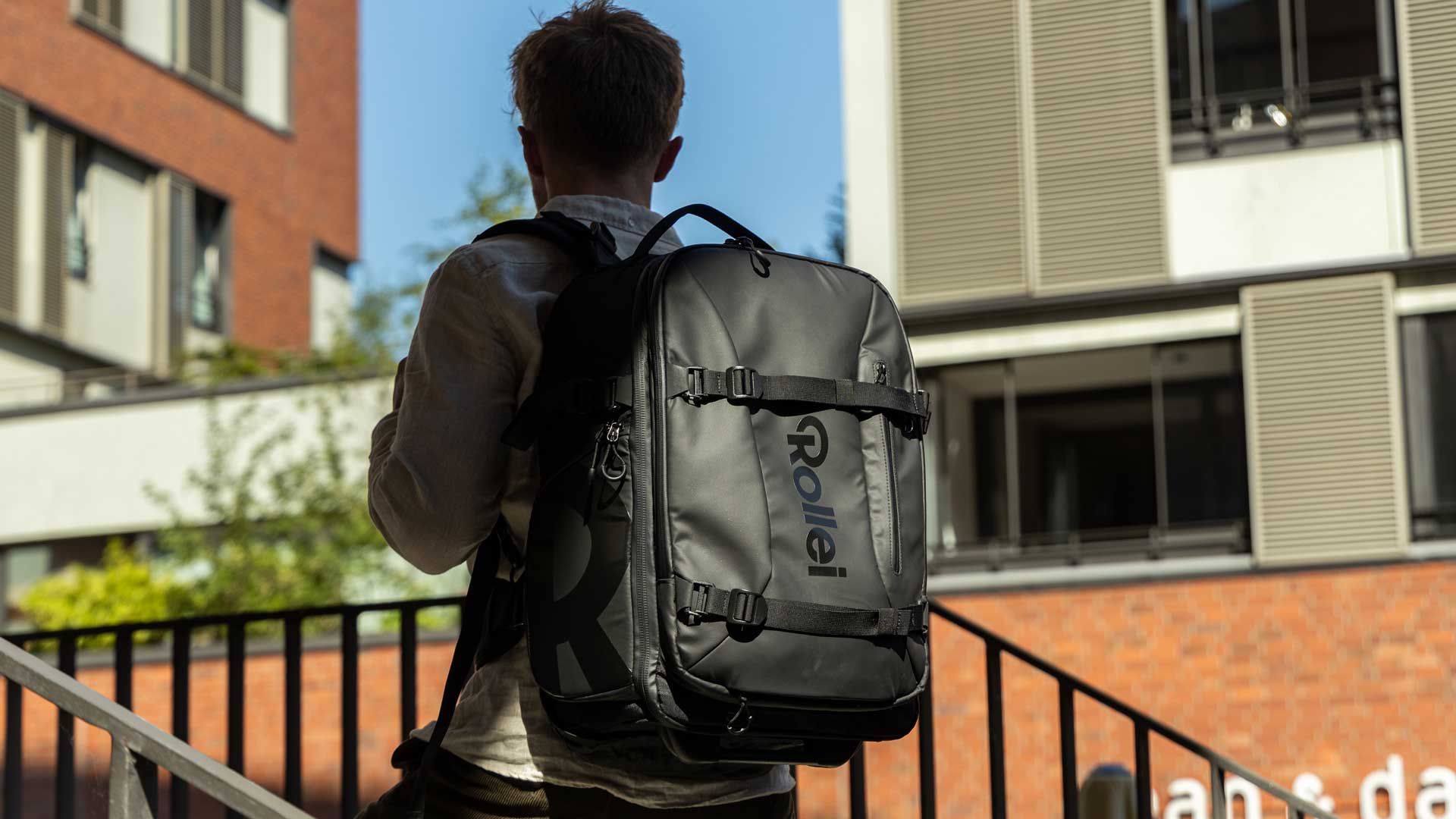 Rollei Fotoliner Ocean Pro Trolley: 2-in-1-Lu00f6sung inklusive Rucksack