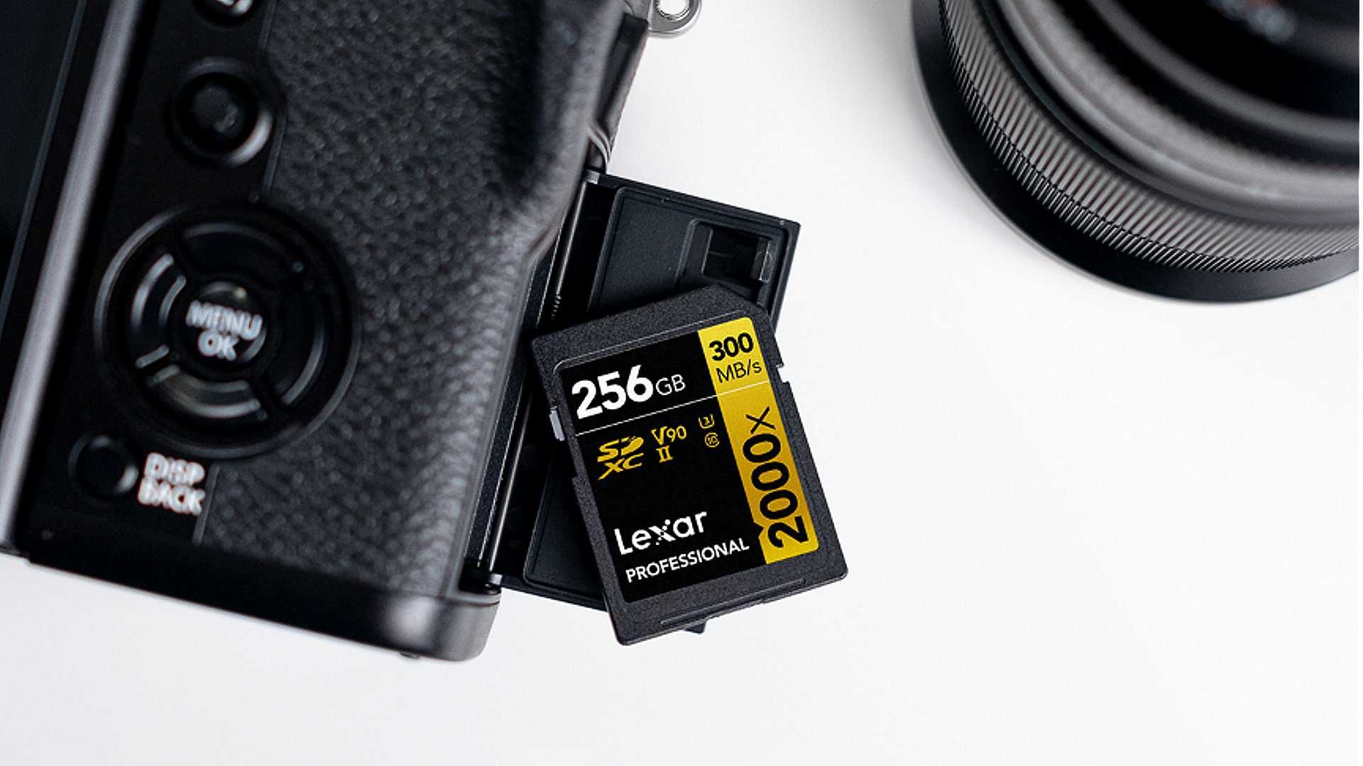 Lexar Professional 2000x SDXC UHS-II V90: Speicherkarte jetzt auch mit 256 GB