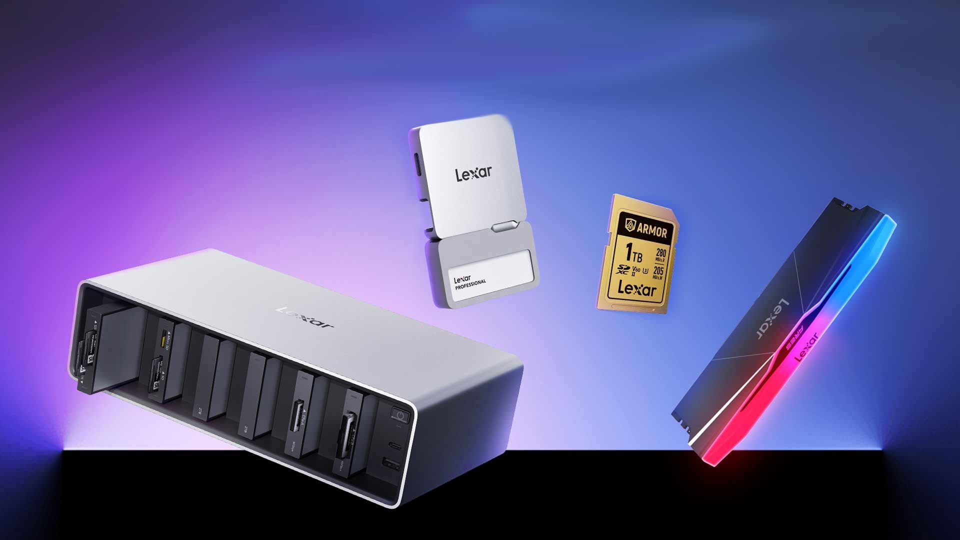 CES 2025: Lexar Professional Workflow-Serie fu00fcr Foto und Video