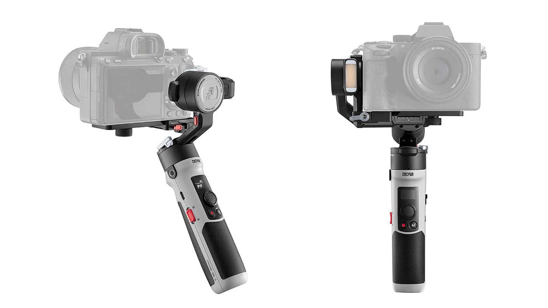 Zhiyun Crane-M2 S: verbessertes Einhand-Gimbal fu00fcr DSLM, Actioncams und Smartphone