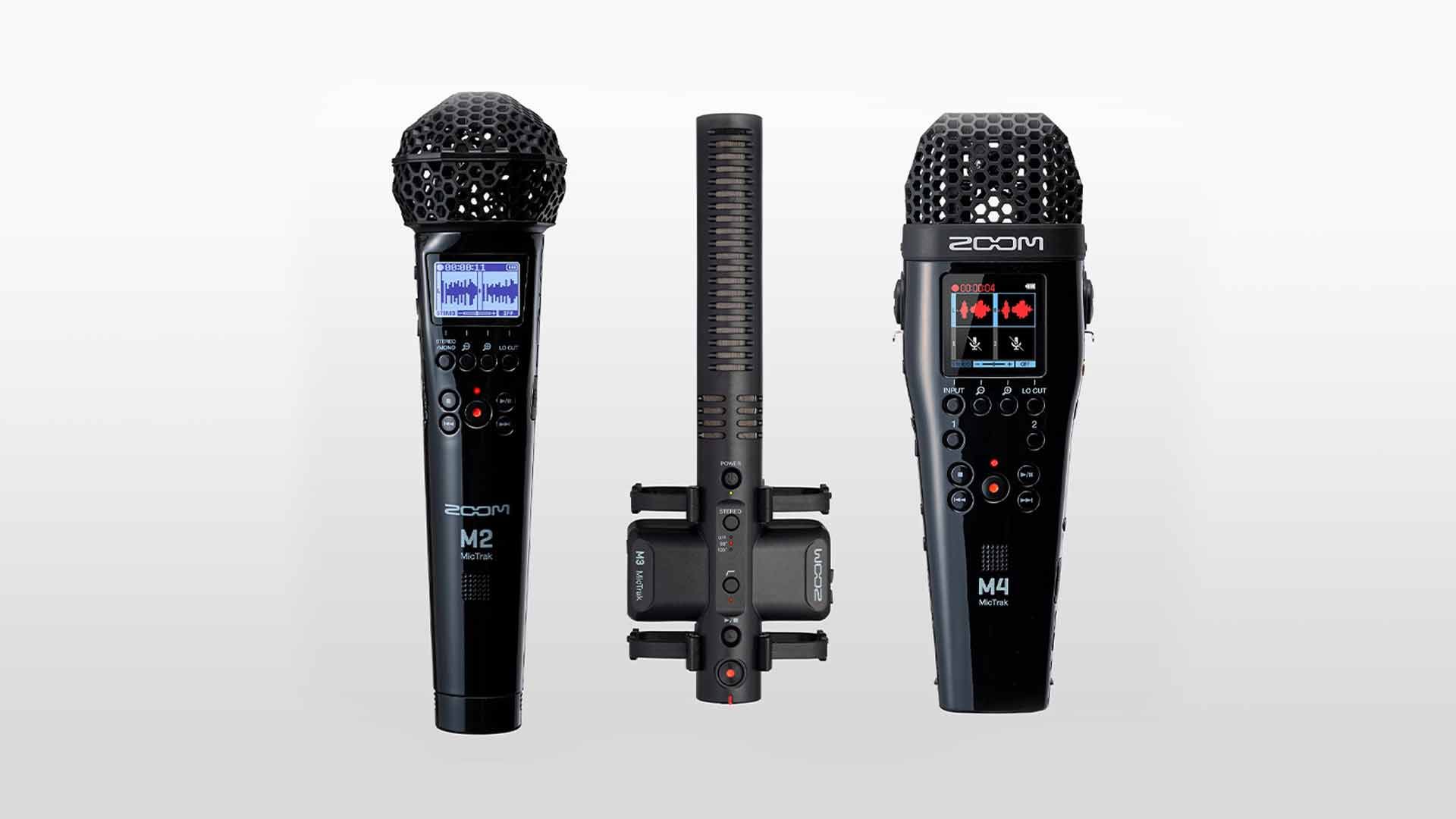 Zoom MicTrak-Serie: 32-Bit Float-Aufnahme in Mikrofonrecorder und 4-Spur-Recorder