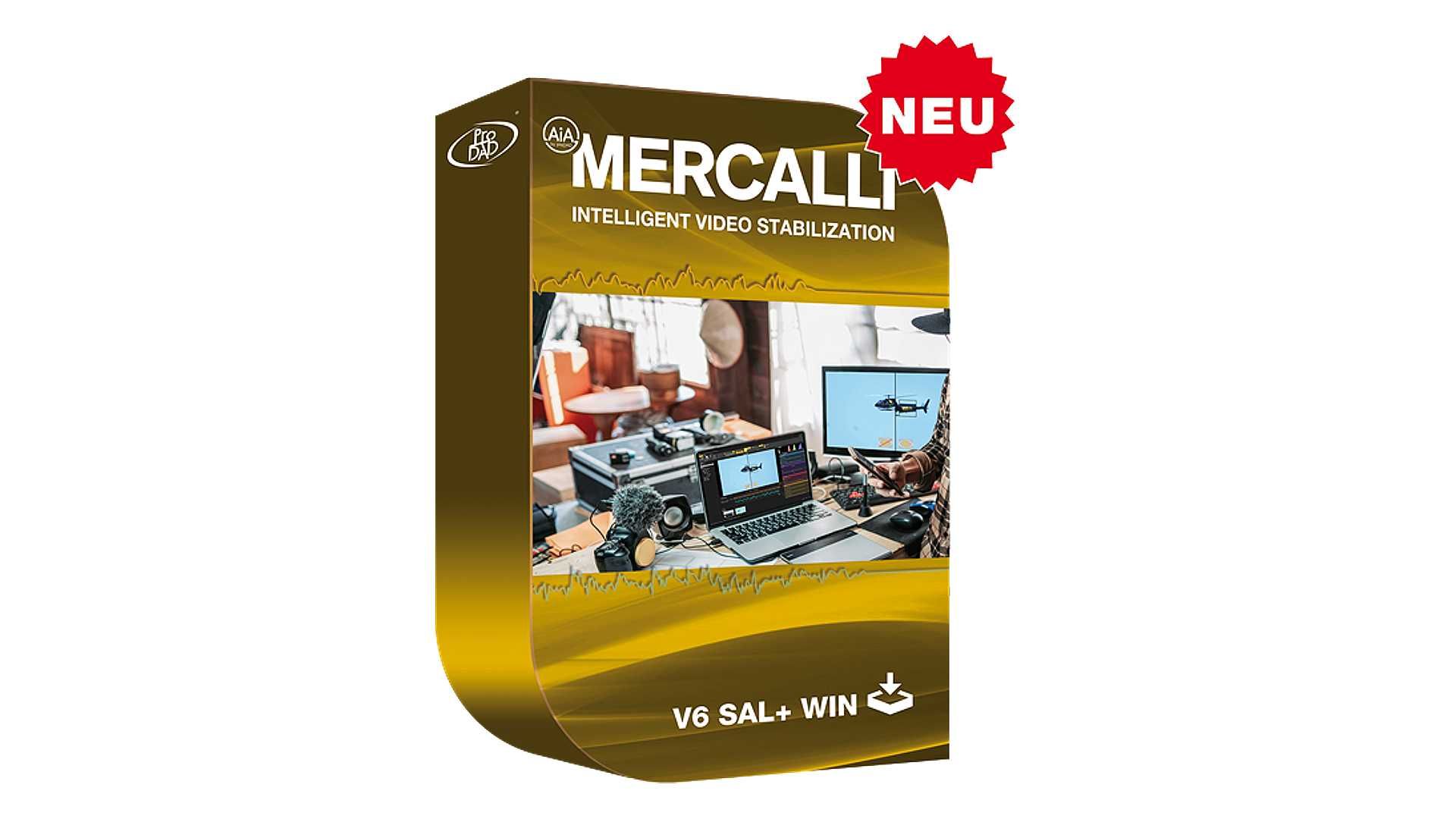 Prodad Mercalli V6: Videostabilisierungs-Software jetzt mit ku00fcnstlicher Intelligenz