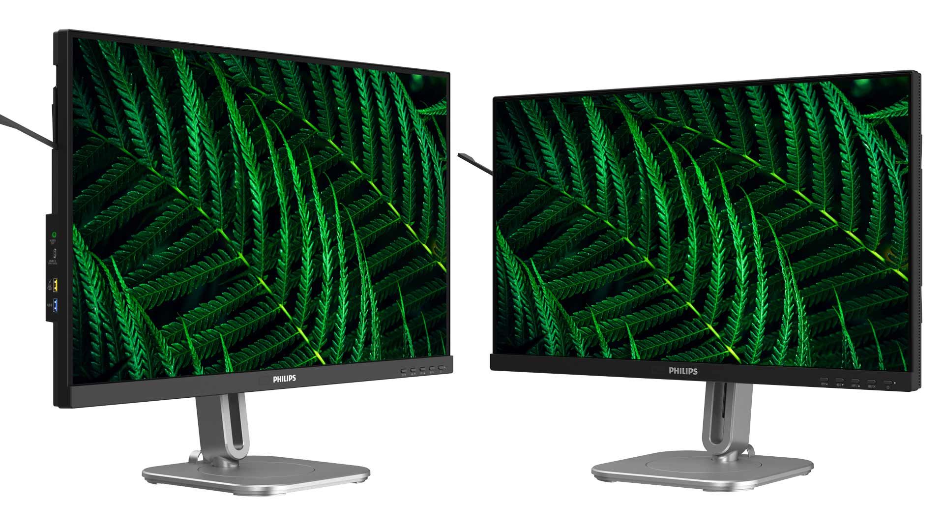 Philips 24B2G5301 und 27B2G5601: umweltschonende Arbeitsplatz-Monitore