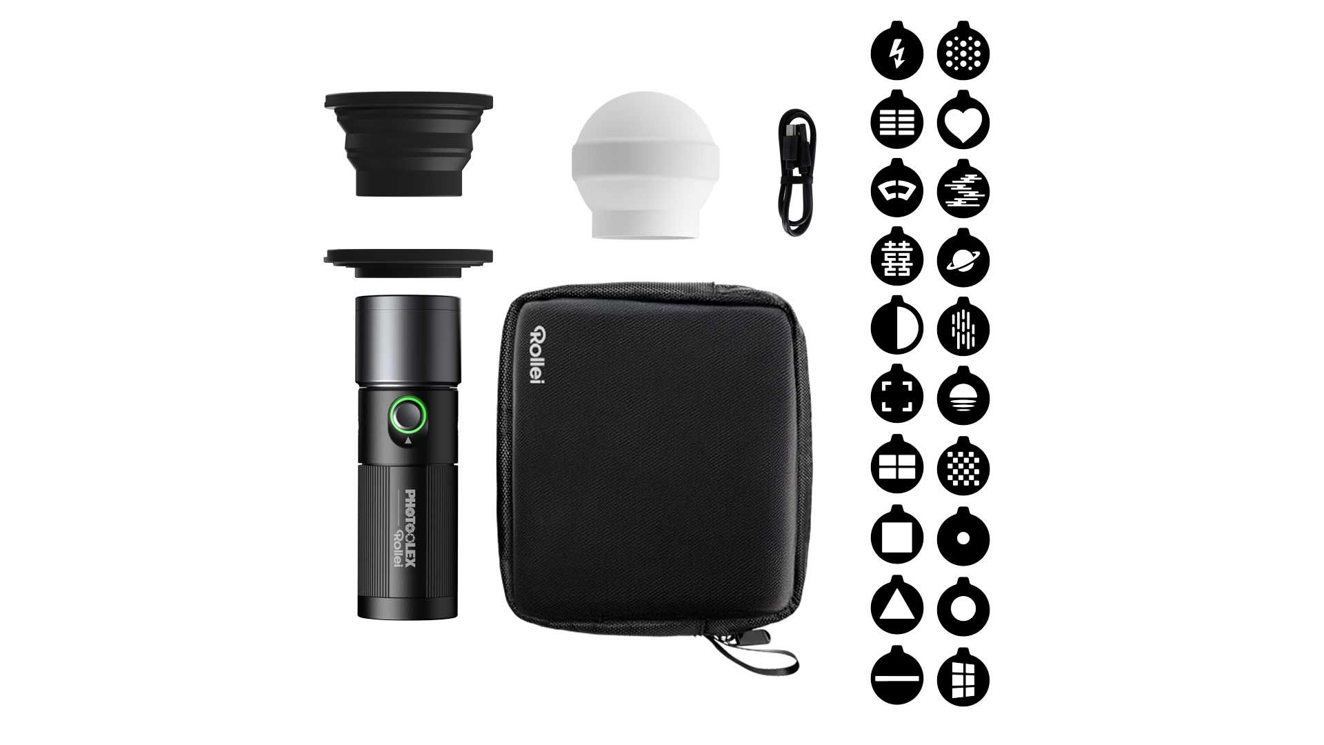 Rollei Photoolex Gobo Light: LED-Beleuchtung mit Kreativen-Effekten