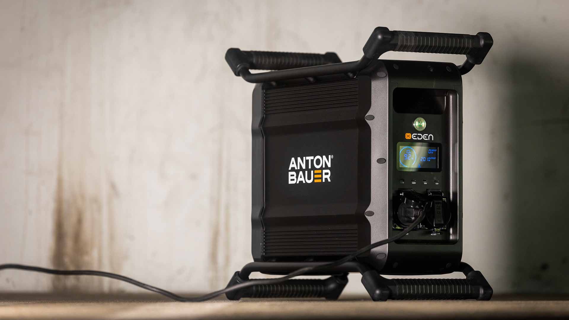 Anton/Bauer Eden: mobiles Stromnetz fu00fcr Kameraleute