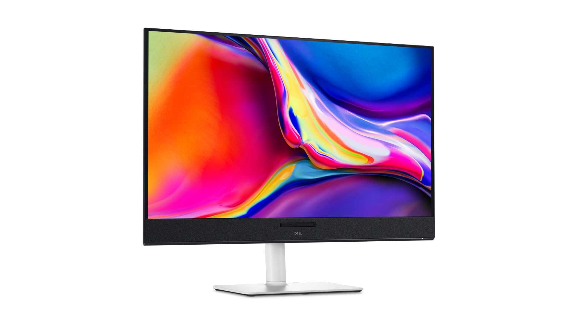 Nicht nur ein gutes Bild, sondern ein ru00e4umliches Klangerlebnis verspricht Dell beim 32 Plus 4K QD-OLED Monitor (S3225QC). Dabei setzt man auf ein immersiven Klang dank ku00fcnstlicher Intelligenz.