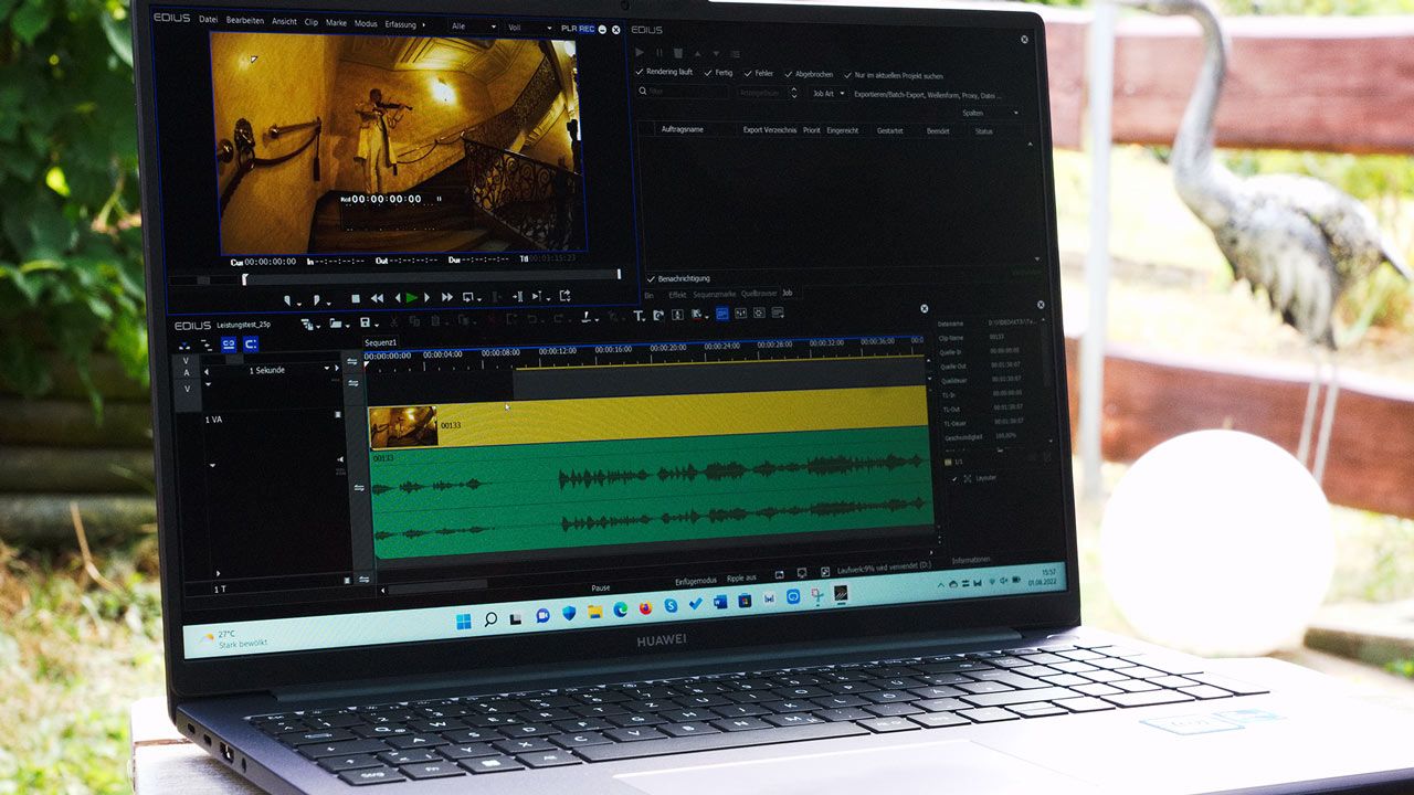 Test: Huawei Matebook D 16 - Einsteiger-Editing-Notebook